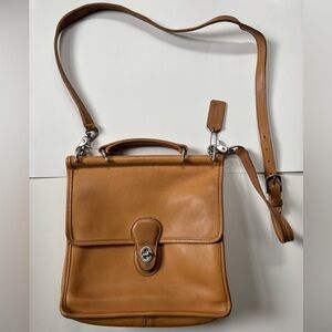 Coach Tan Leather Crossbody Bag